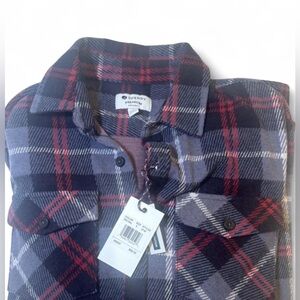 Sperry Men's Plaid Shirt - Red, Black, Gray